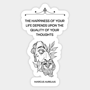 Marcus Aurelius Stoicism Philosophy Sticker